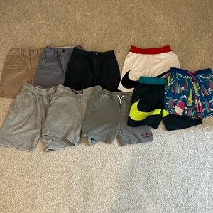 Shorts - Youth Size 7.  Abercrombie Kids, Vineyard Vines, Nike.